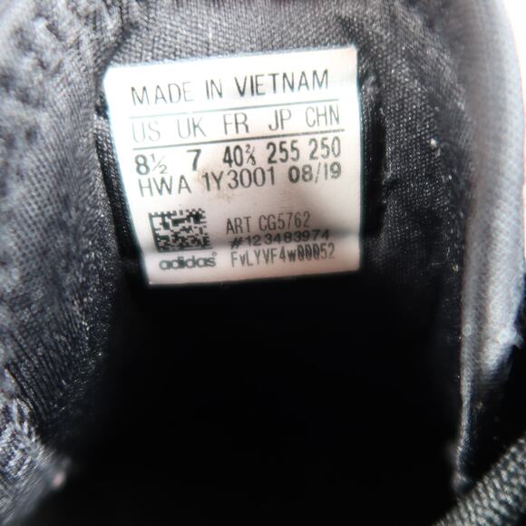 Adidas Shoes Womens 8.5 Cloudfoam Sneakers Athletic Trainer Casual Running Black - Picture 7 of 14